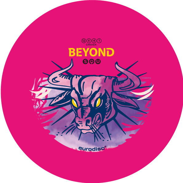 eurodisc® 163 g, Discgolf Driver 12, SQU, BEYOND, pink